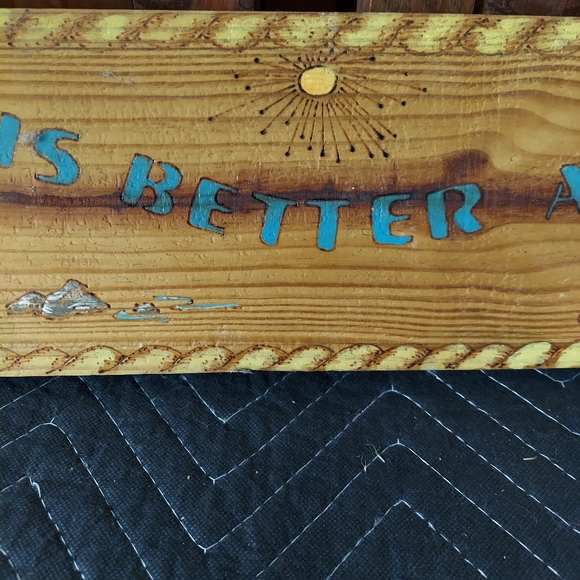 Handcrafted Wooden Sign - Picture 10 of 11